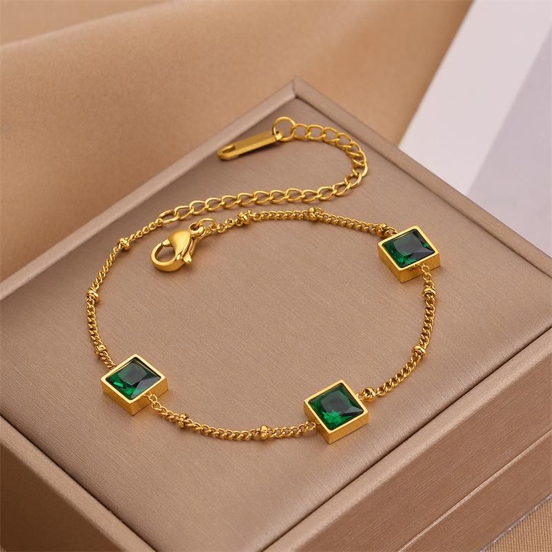 Luxury Stainless Steel Charm Bracelet for Women - Durable & Tarnish-Free with Summer Charms