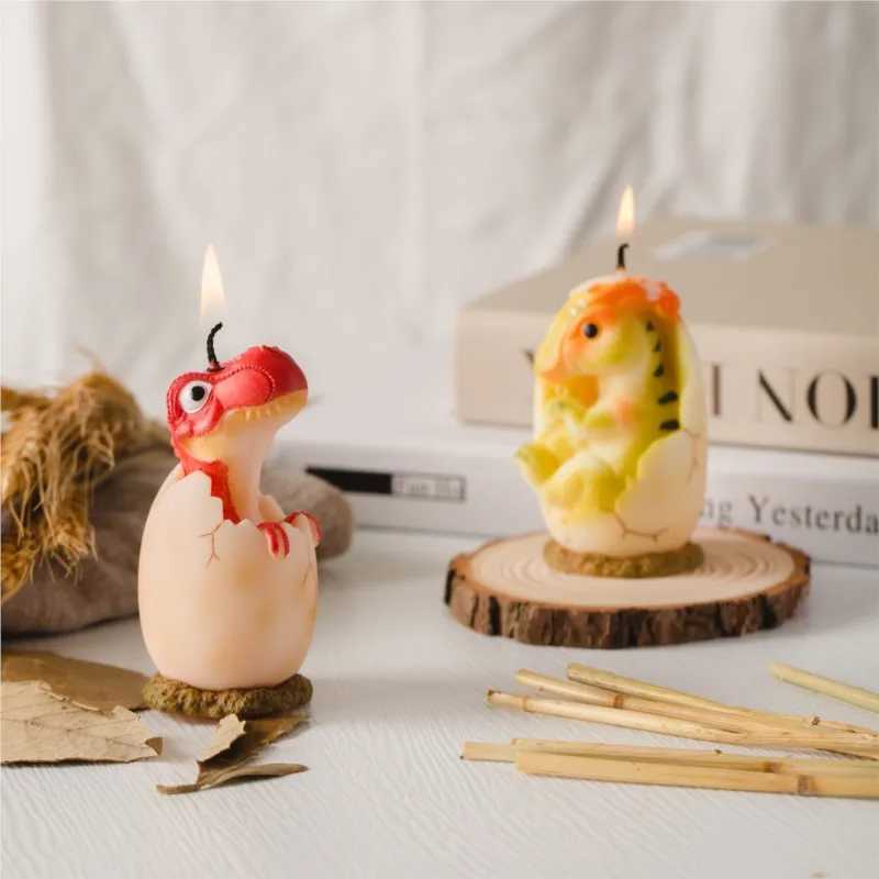 Childrens Birthday Party Creative Children Birthday Candle Craft Cartoon Candle Dinosaur Baby Shaped Aromatherapy Candle ZF171 W250704