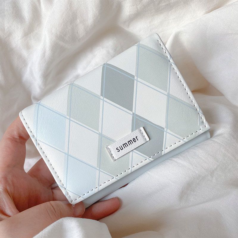 Free Shipping Designer Bag New Summer Exquisite High-end Wallet For Women Short Style Niche Foldable Card Holder Small Wallet With Integrated Anti-deg
