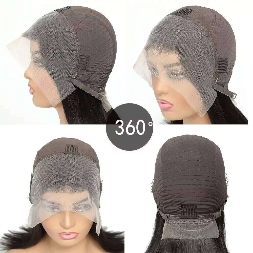 13x4 Lace Front Pixie Cut Wigs Human Hair for Women Transparent Frontal Natural Wave Wig