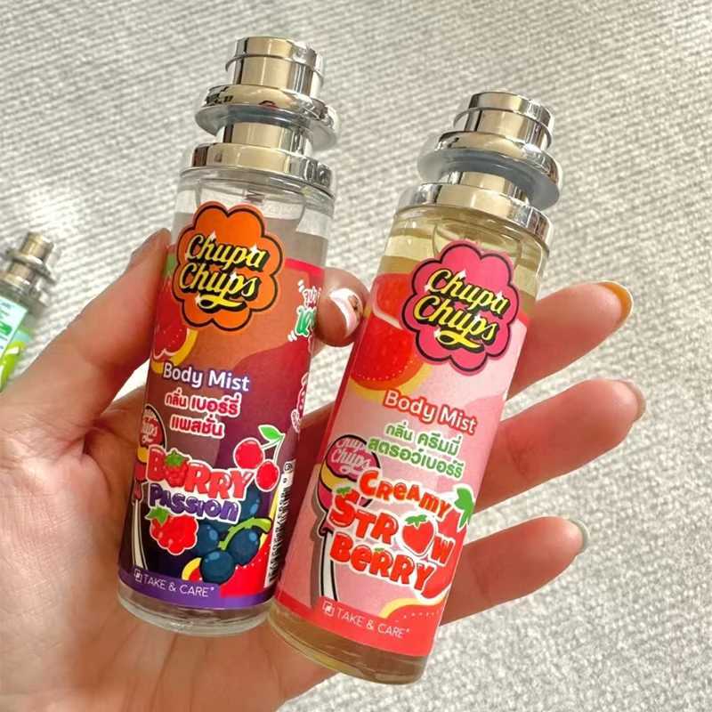 30ml Thai Body Mist Clothing Spray Strawberry Cantaloupe Grapeberry Flavor Fresh Eau De Toilette Summer Fruity Fragrance PerfumeXJ250704