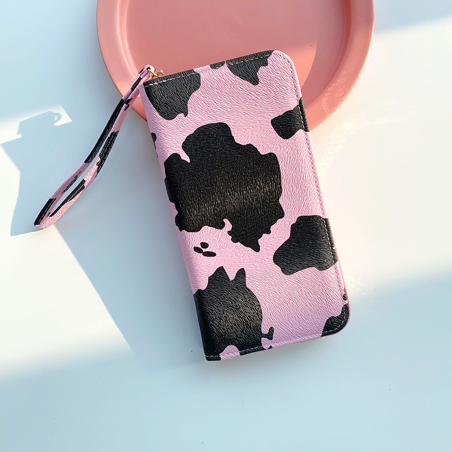 Free Shipping Designer Bag New Printed Women's Wallet High-end Cowhide Large Capacity Coin Purse Multifunctional Zipper Clutch