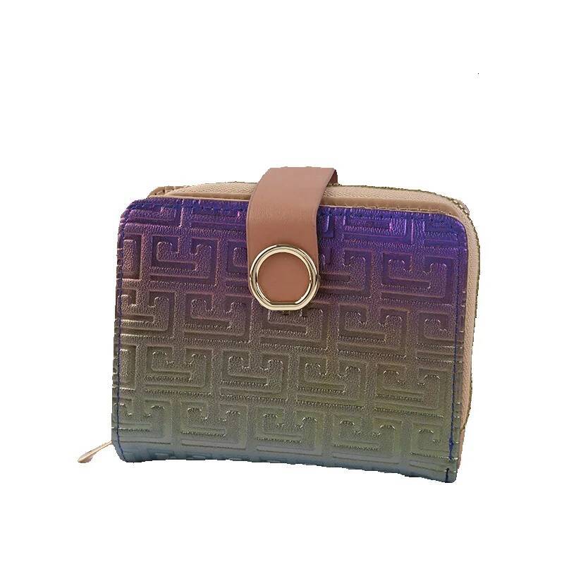 Free Shipping Designer Bag Card Holder For Women Compact High-end Large Capacity Multiple Card Slots Coin Purse Large Cash Clip Photo ID Storage Bag W