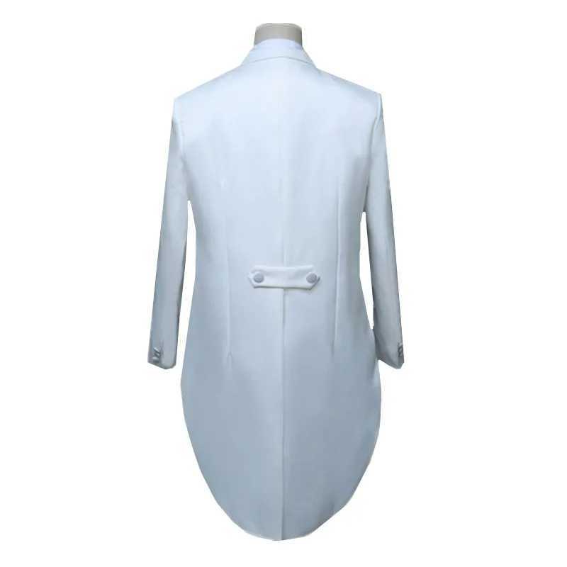 British Style Men Court Tuxedo 2 Piece Black / White Fashion Minimalist Mens Business Wedding Party Suit Jacket and Pants X250704