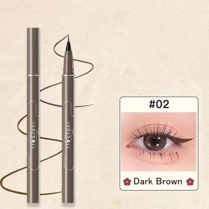 Judydoll Ultra-fine Liquid Eyeliner Pen Matte Lying Silkworm Eye Lash Pencil Fast Dry Smooth Lasting Eye Shadow Stick Makeup 250704