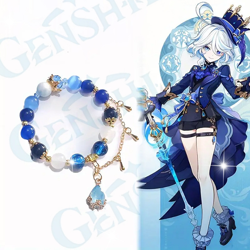 Funina Yuanshen Impression Water God Bracelet Derivative Wristband Peripheral Gift Accessories Cosplay Anime