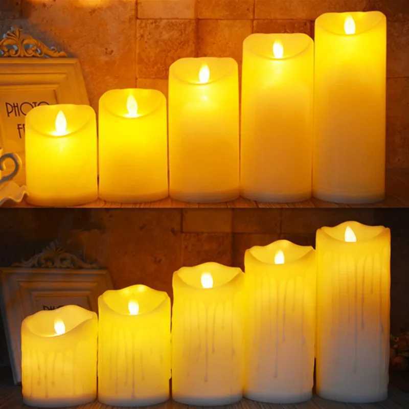 Flameless Flicker Tea Candle Battery Powered Electronic Candle LED Halloween Home Decoration W250704
