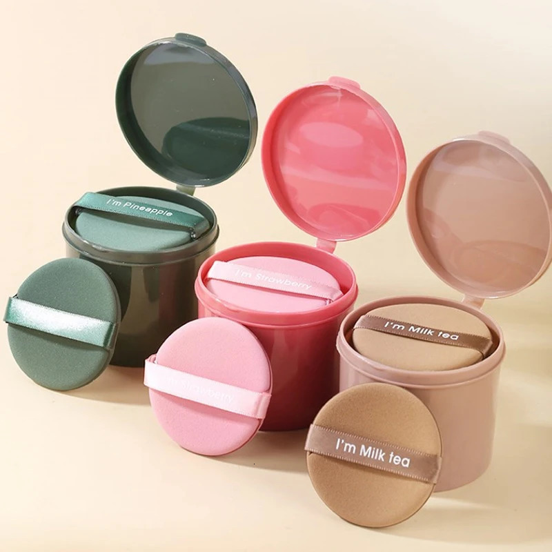 7Pcs/box Strawberry Cosmetic Puff Set Double Side Women Soft Makeup Sponge Beauty Make Up Powder Tools 250625