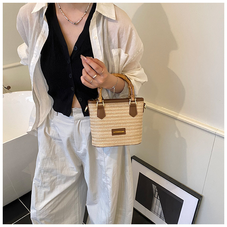 Designer Bag Luxury Bag Boho Handwoven Straw Female Summer New Crossbody Shoulder Bag Seaside Holiday Beach