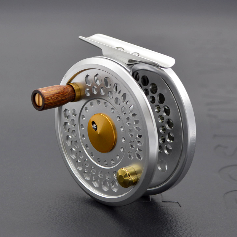 3/4wt Fly Reel with CNC-Machined Aluminium Material for River and String Fishing - Interchangeable Left and Right Hand