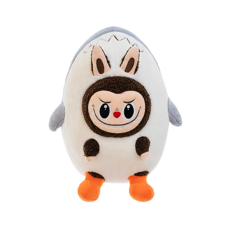New Shark Labubu Plush Pillow Doll Bubble Plush Toy Claw Machine Doll L250704{category}