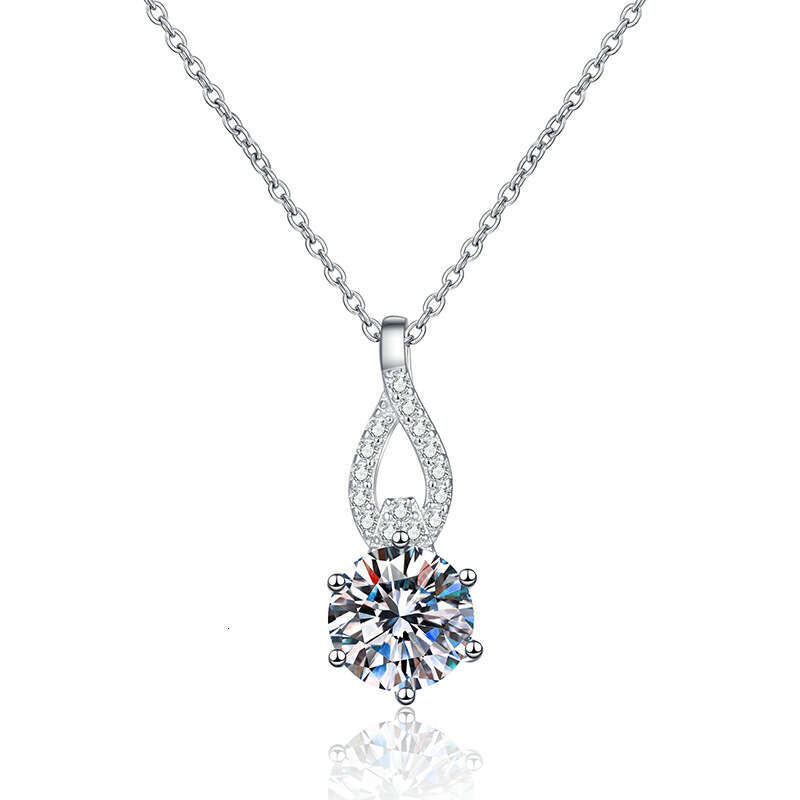 S925 Pure S925ier Gourd Pendant S925imple Korean S925tyle Clavicle for Women 1 caratS925 Chain MoiS925S925anite Necklace a5a
