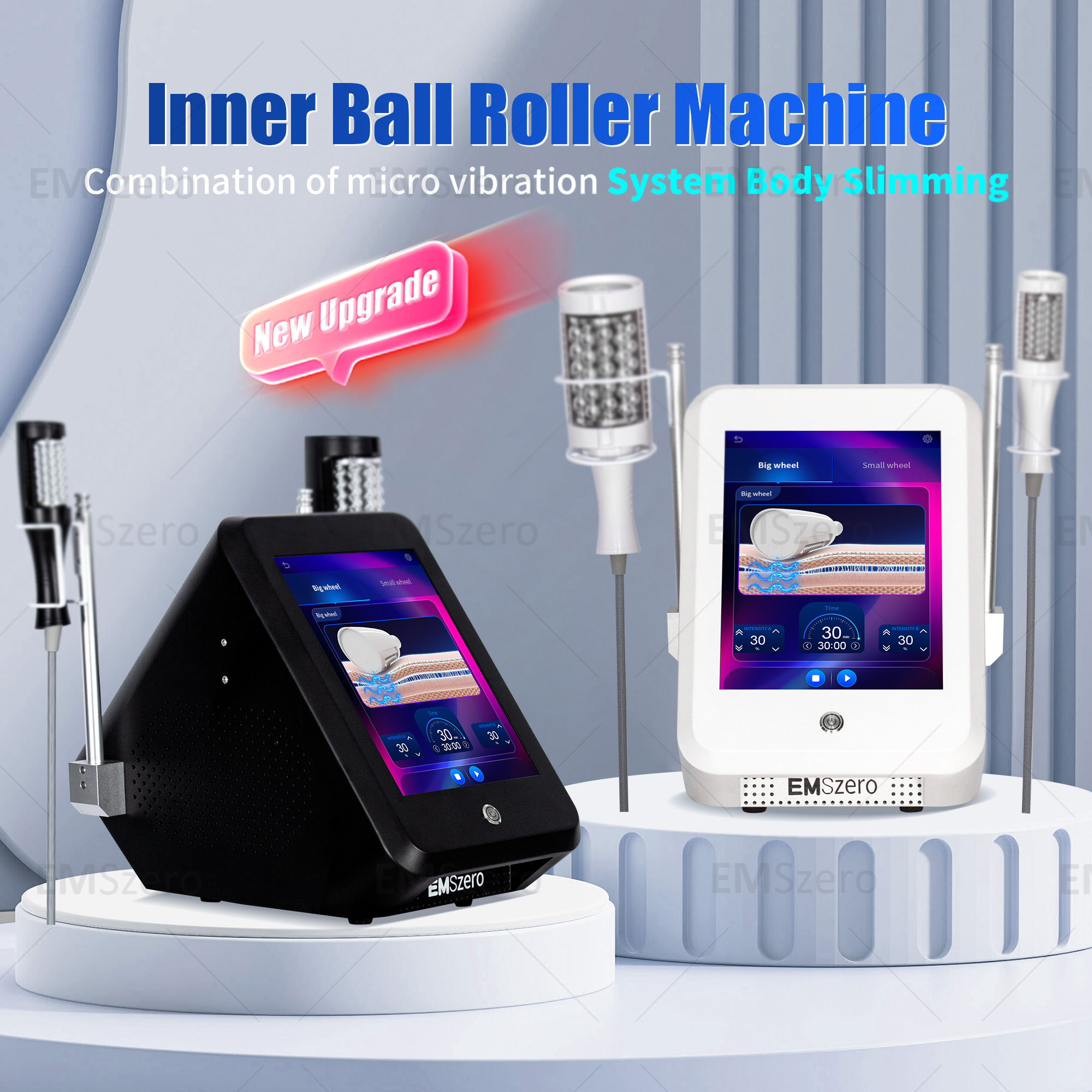 New Upgrade 6500W Inner Ball Roller Shaping Fat Reduce Weight Loss Machine Facial Body Skin Tightening Slimming Massage Machine