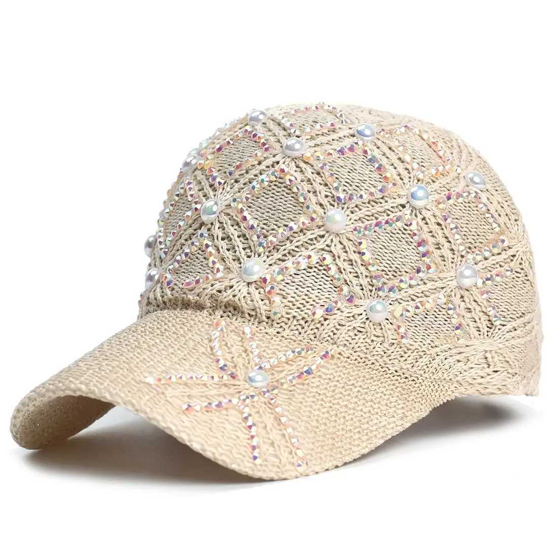 Sunscreen Summer Baseball Caps Adjustable Fashion Solid Color Anti-UV New Straw Hat Wan Outdoor Casual Sun Hats Beach Sun Cap X250704