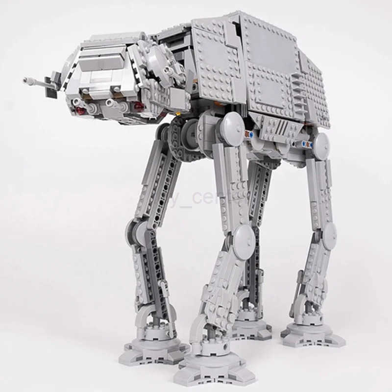 DISNEY MOC Space Movie AT-AT Building Blocks Bricks DIY Model Modfied from 75288 With Figures Toys for Children Christmas Gifts W20250704