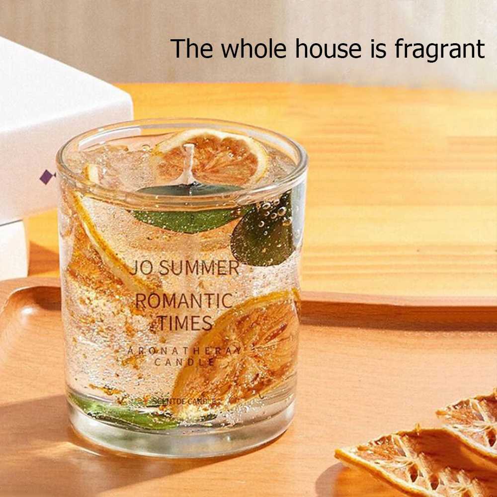 2024 Scented Wax Candle Smokeless Aromatic Soybean Candles Aromatherapy Wedding Birthday Party Gift Christmas Home Decoration W250704