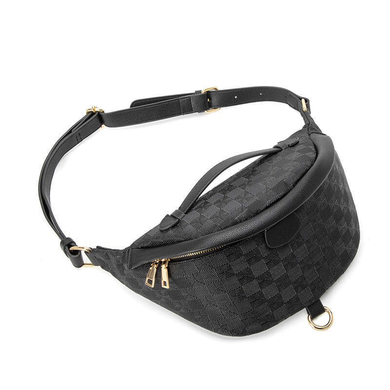 Lacel Urwebin New bags 2024 New Fashion Embossed Chest for Men and Women, Large Capacity Outdoor Sports Shoulder Bag