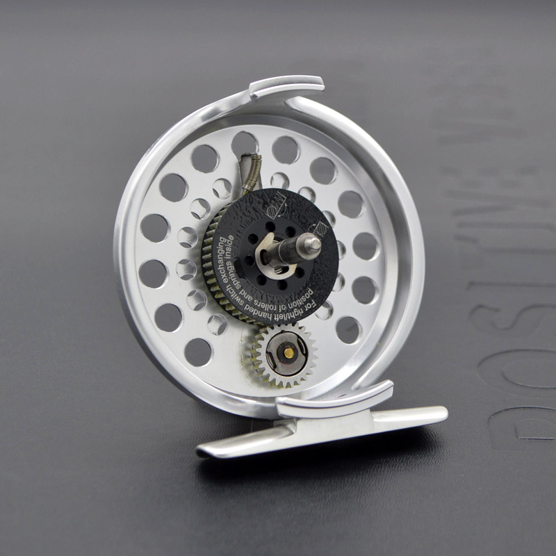 3/4wt Fly Reel with CNC-Machined Aluminium Material for River and String Fishing - Interchangeable Left and Right Hand