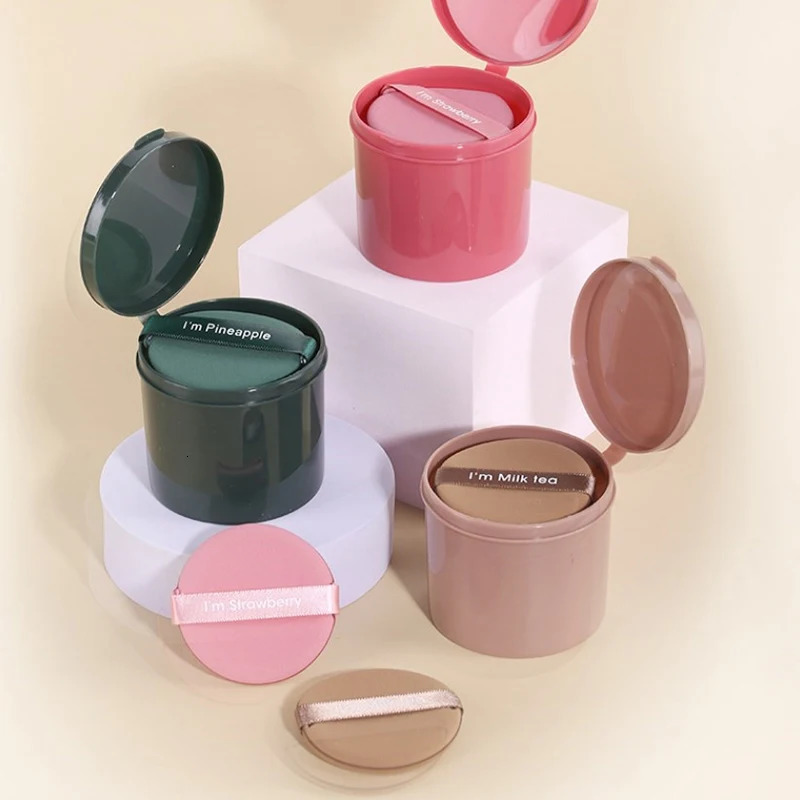 7Pcs/box Strawberry Cosmetic Puff Set Double Side Women Soft Makeup Sponge Beauty Make Up Powder Tools 250625