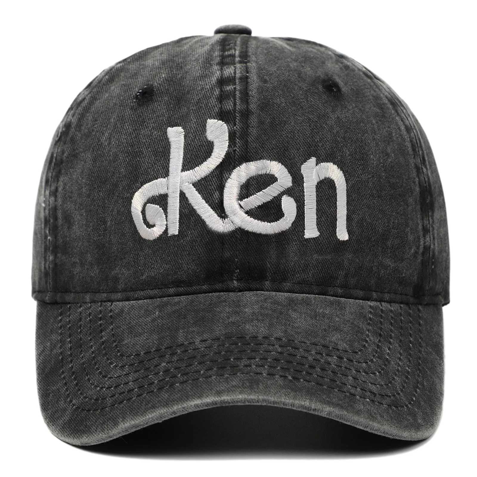 New Retro Washed Baseball Cap Korean Version Cute Embroidered Curved Brim Cap Fashion Trend Versatile Baseball Cap Men 2 X250704