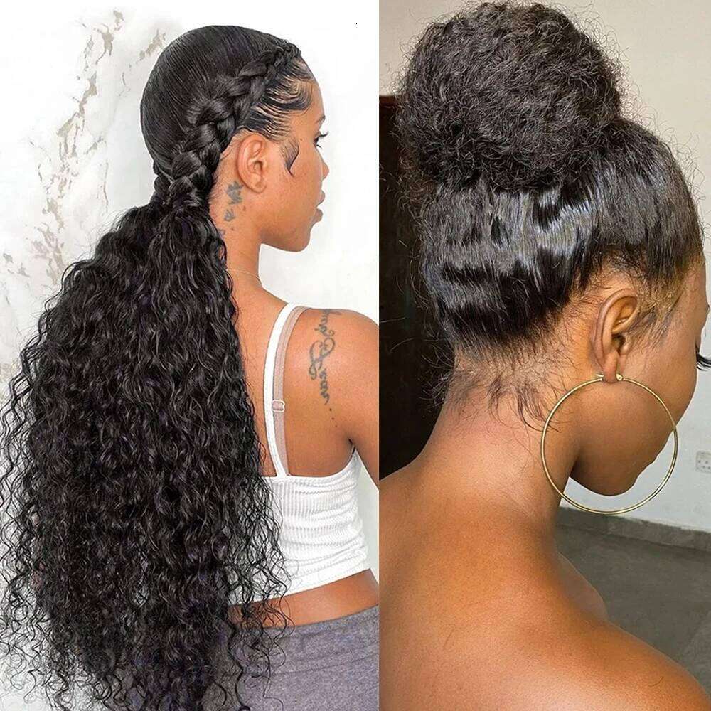 250 Density 360 Full Hd Lace Front Pre Plucked 30 Inch Glueless 13X6 Deep Curly Wave Frontal Wig Human Hair