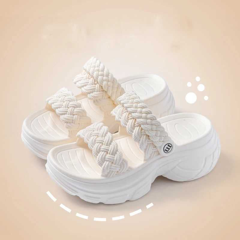 Comwarm Fashion Womens Slippers Platform Outdoor Female Slides Slip On Concise Slides EVA Soft Sole Comfortable Womens Sandals W250704