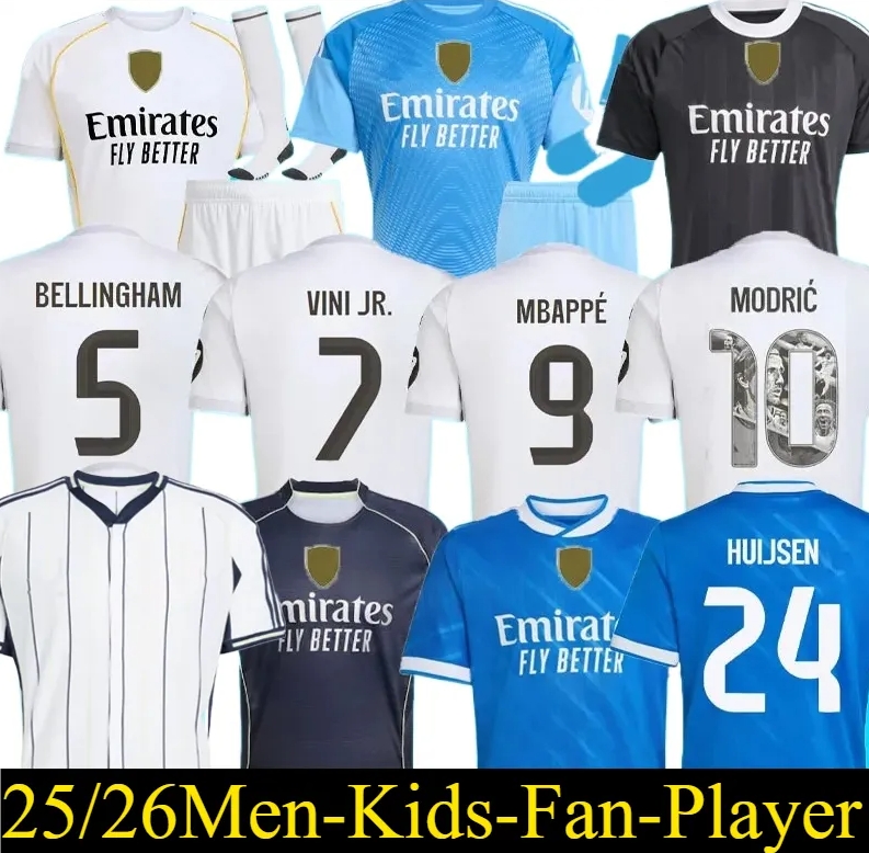 2024 2025 2026 soccer jerseys 25 26 Real 4Th MadriDS football shirt CAMAVINGA Mbappe MODRIC VALVERDE Fourth camiseta men kids uniforms VINI JR BELLINGHAM ARDA GULER 9