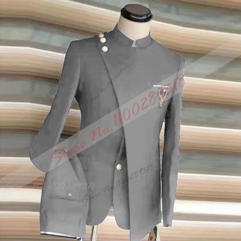 2024 Latest Coat Pant Design Navy Costume Homme Mariage Formal Fashion Slim Fit Suits For Men Groom Wedding Suit Tuxedo 2PCS X250704