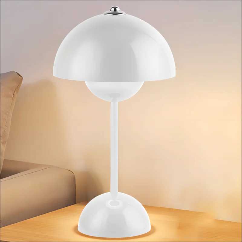 Portable Flower Bud Desk Lamp USB Touch Switch Adjustable Dimming Bedroom Bedside Decorative Light Outdoor Camping Light XJ250703