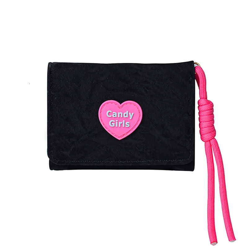 Free Shipping Designer Bag Trend New Style Small Chanel Women's Card Holder High-end PU Leather Short Coin Purse Wallet