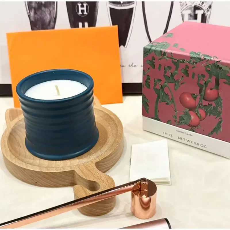 Aromatherapy Candle Honeysuckle Tomato Gift Box Home Fragrance Wedding Souvenirs Valentines Day Gift Companion Gift W250704
