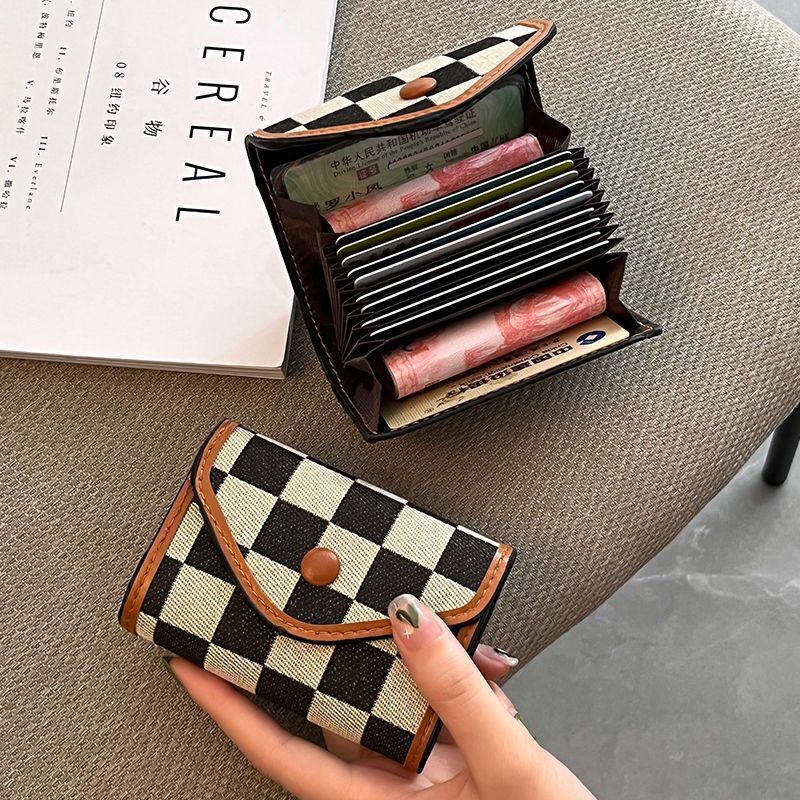 Free Shipping Designer Bag Manufacturer New Ins Style Multi-card Slot Card Holder For Women Compact And Exquisite High-end Ultra-thin Niche Wallet