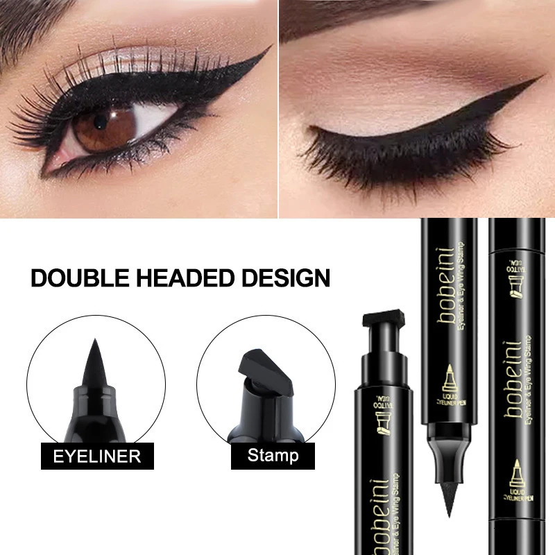 High Quality Stamp pen Easy-On Mineral Liquid Eyeliner Pen Quick-Drying Smudge-Free for Beginners Eye Makeup 250704