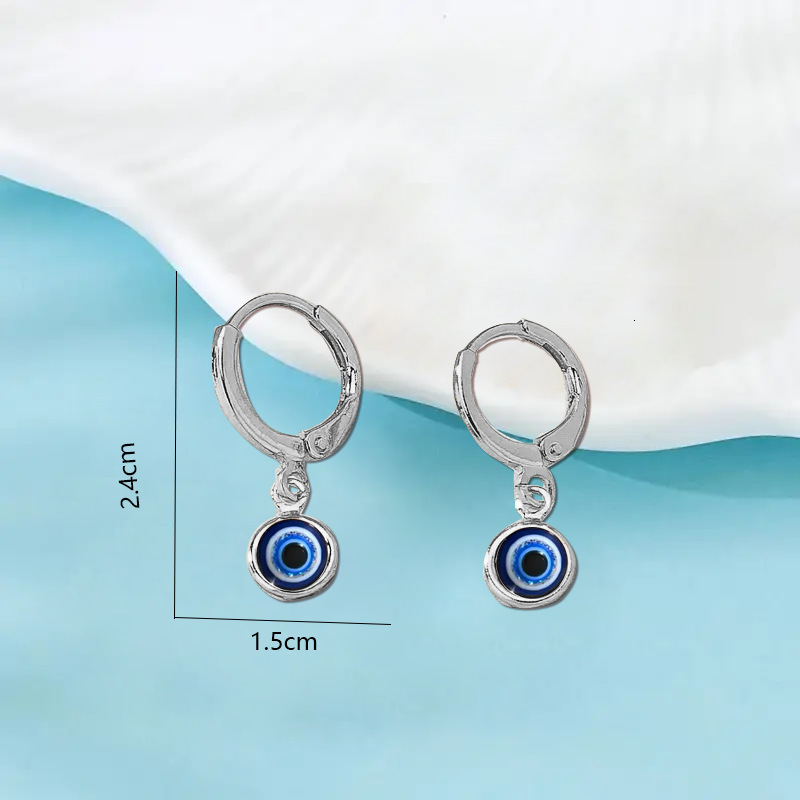 Fashion Simple Demon Eye Personality Earrings Ear Clips High-end Feel