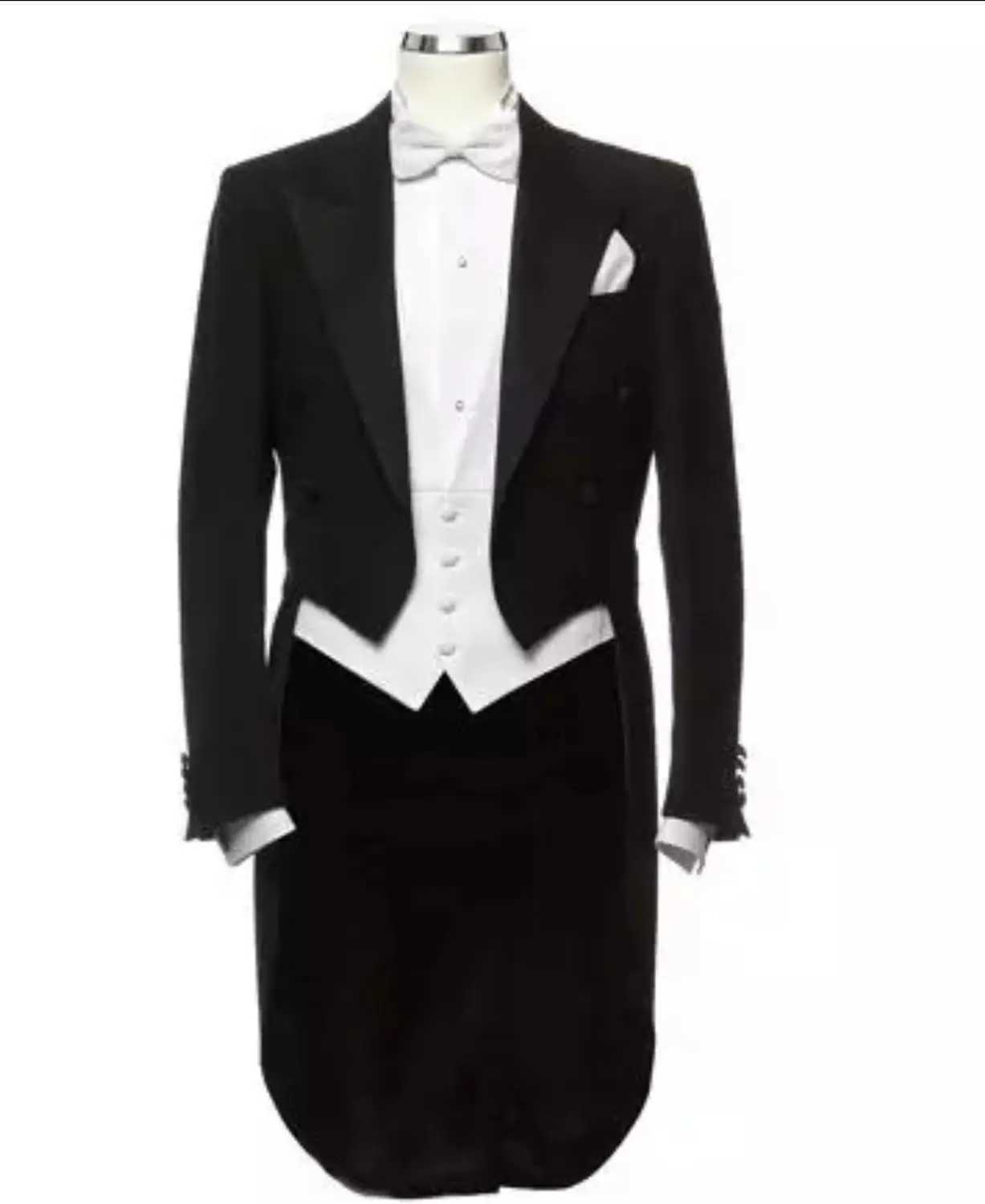 2023 Cloudstyle Mens Tailcoat Formal Mens Suit Slim Fit 3-Piece Suit Dinner Jacket Wedding Suit Male Swallow-Tailed Coat X250704