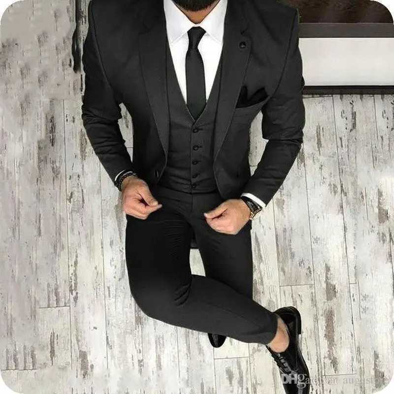 Latest Olive Green Men Suits for Groom 3 Piece Classic Wedding Tuxedo Notched Lapel Best Man Slim Fit Blazer Mens Suits X250704