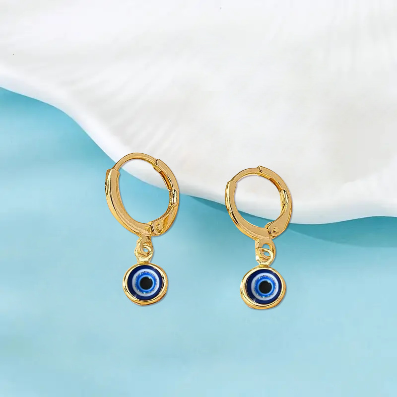 Fashion Simple Demon Eye Personality Earrings Ear Clips High-end Feel