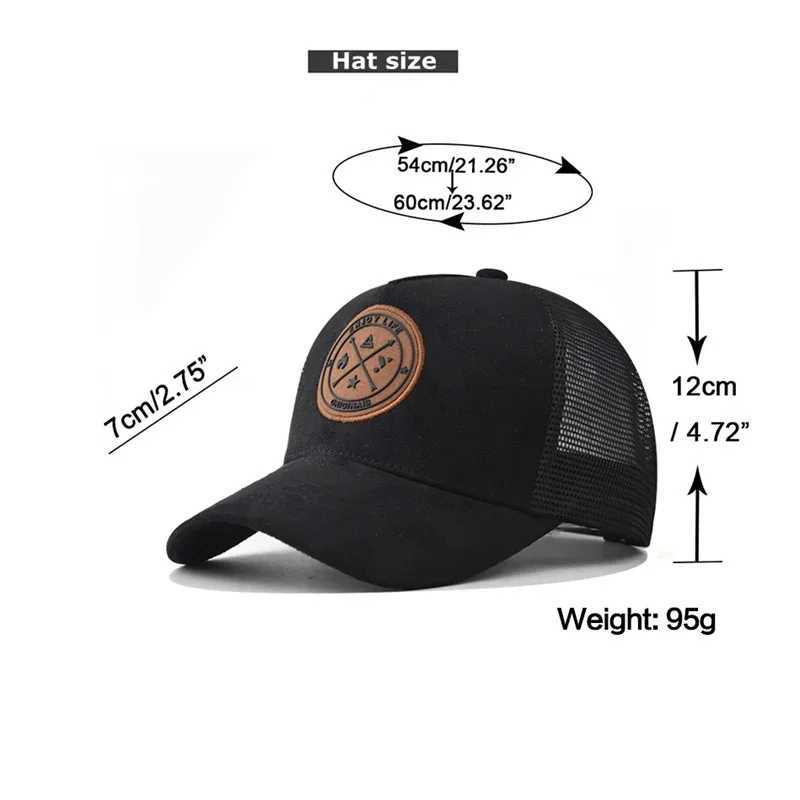 Summer Mesh Baseball Cap Wen Men ENJOY LIFE Letter Patch Snapback Hat Casual Breathable Unisex Street Hip Hop Trucker Caps X250704