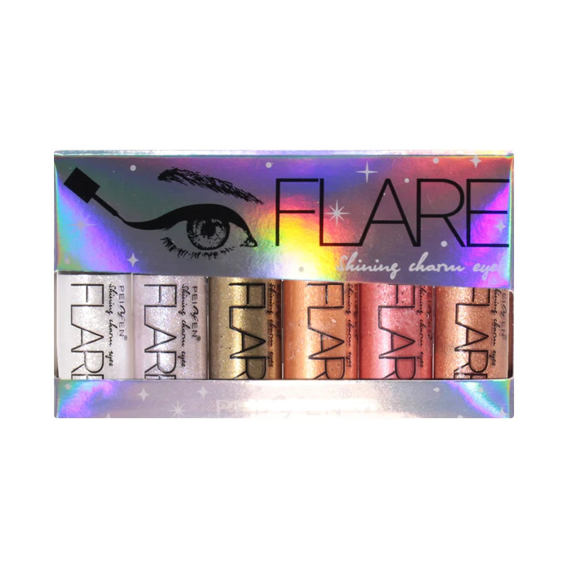 6 color glittering pearlescent liquid eye shadow brightening micro shiny pearlescent liquid eyeliner for sleeping silkworm 250704
