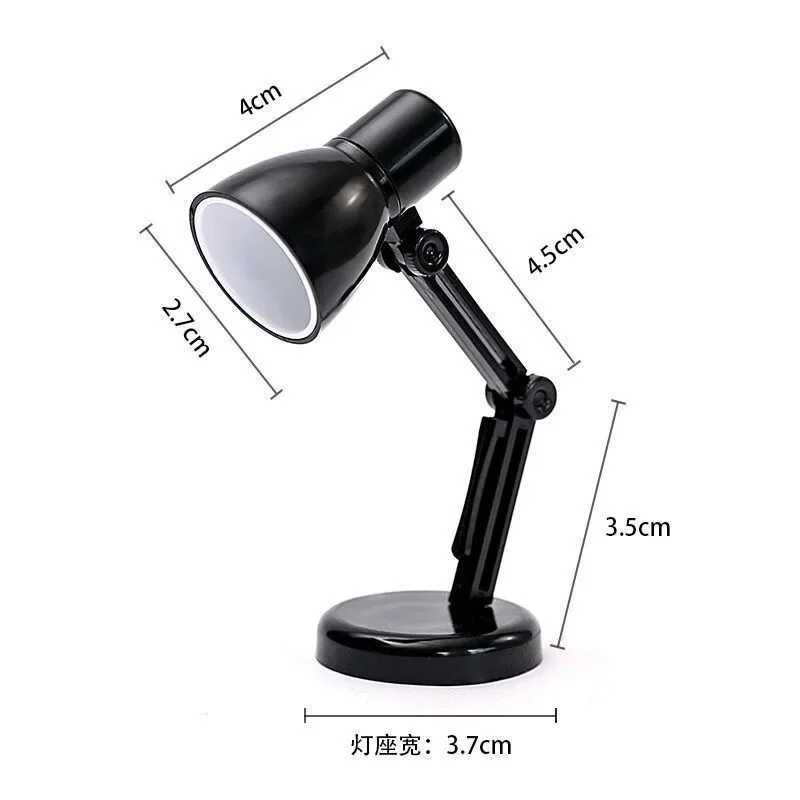 LED Mini Desk Lamp Foldable Magnetic Night Light Bedroom Study Reading Book Lamps With Clip Eye Protection Bedside LightsXJ250703
