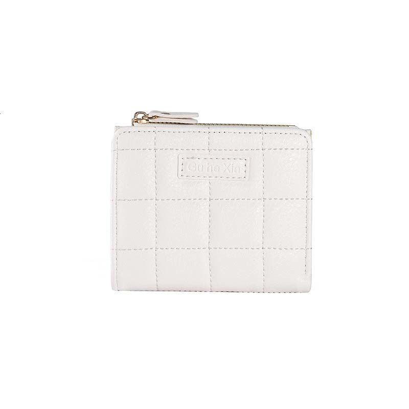 Free Shipping Designer Bag Korean Style High-end Women's Mini Wallet PU Zipper Cute Coin Purse Multi-compartment Card Holder Compact Portable