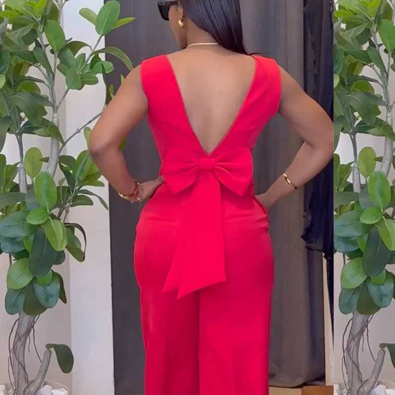 Two Piece Sets Women Pant Set Slveless V Neck Casual Pants Y2k Tops Wide Leg Long Pants High Waist Elegant Party Strtwear X250704