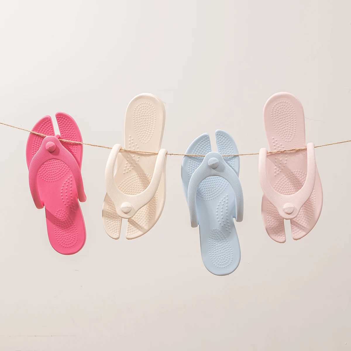 Summer Women Flip Flops Beach Flat Home Slippers Fashion Comfortable Foldable Indoor Outdoor Slides W250704