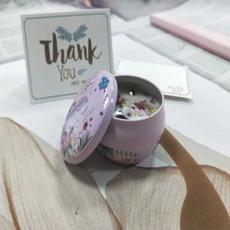Soybean Wax Dried Flower Scented Candle Wedding Gift Fragrant Plant Essential Oil Scented Candle Home Decoration Ornaments W250704