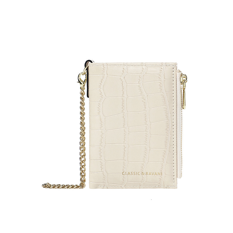 Free Shipping Designer Bag Women's Wallet Short Crocodile Pattern Card Holder Spring Women's High-end Wallet Zipper Coin Purse Wholesale