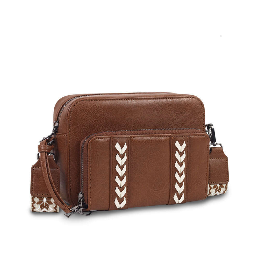 Crossbody Women's Woven Wallet PU Shoulder Bag Commuting High-end Feel Large Capacity
