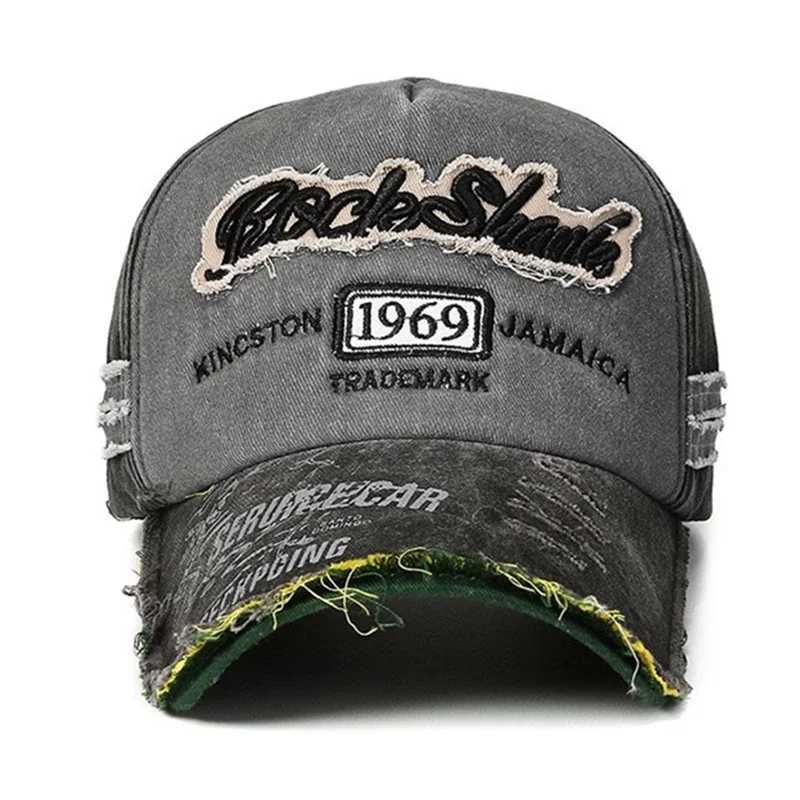 Hot S Unisex Washed Cotton Vintage Cap Letter Embroidery Baseball Cap Men And Wen Outdoor Sports Hats X250704