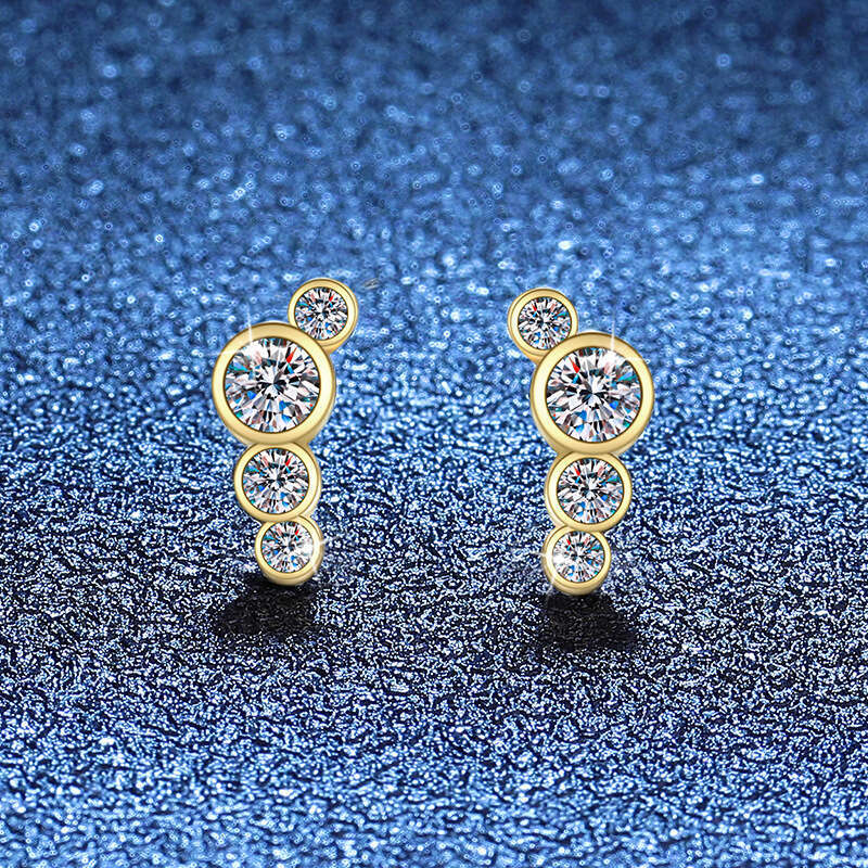 S925 S925terling S925ier INS925 S925tyle JapaneS925e and Korean S925imple 32 caratS925 MoiS925S925anite EarringS925 for Women 26c