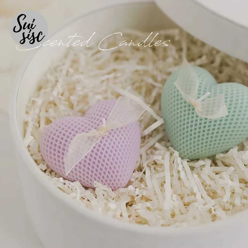Shaped Scented Candle Classic Decor Preserving Luxury 100% Soy Wax Valentines Gift Frozen Sparklers W250704