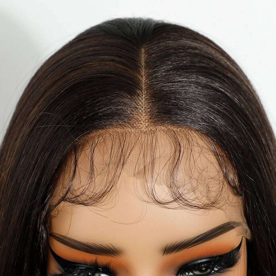 FASHION IDOL 28Inch 13X4 Front Synthetic Long Straight Lace For Women Ombre Blonde Wig Heat Resistant Cosplay Wigs